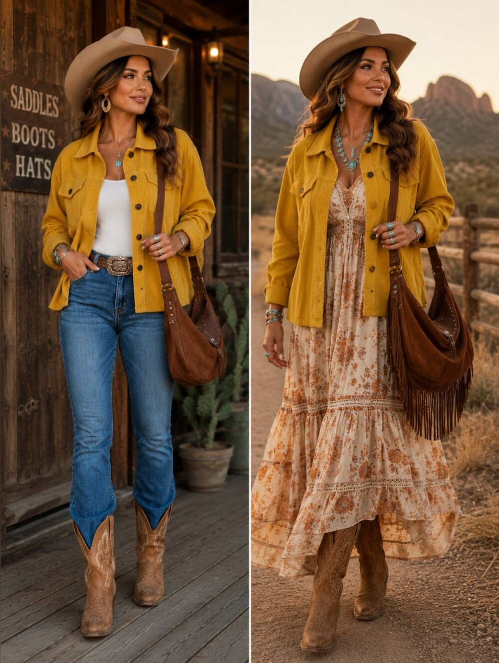 Mustard Yellow Corduroy Shacket Jacket 2XL Wide Well Boho,Western,Cowgirl‎